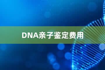 DNA亲子鉴定费用