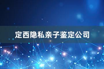 定西隐私亲子鉴定公司