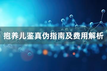 抱养儿鉴真伪指南及费用解析